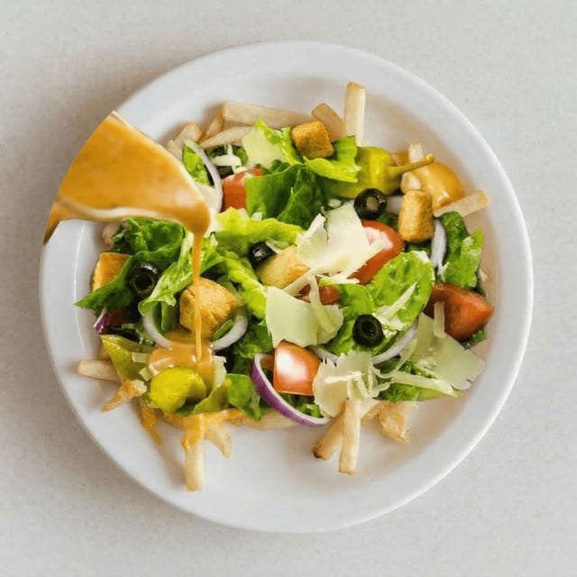Fresh Garden Salad.