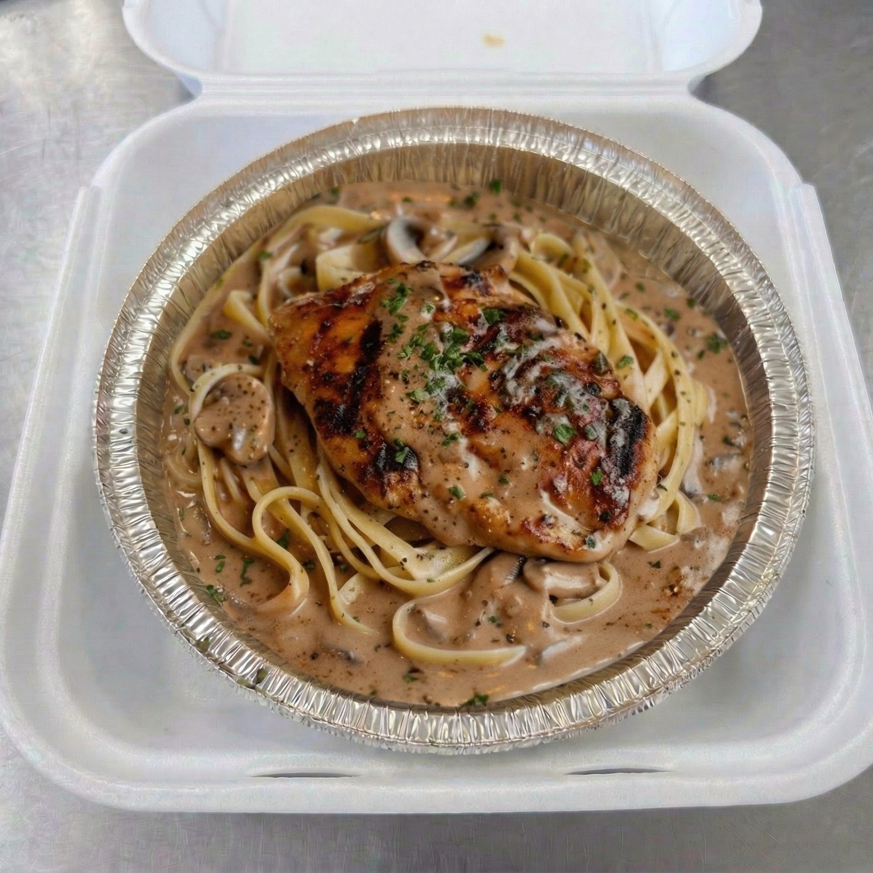 Chicken Marsala.