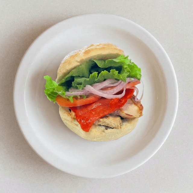# 33 Mediterranean Sandwich.